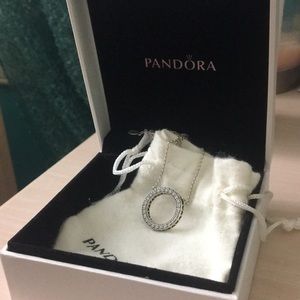 Pandora Circle of Sparkle necklace